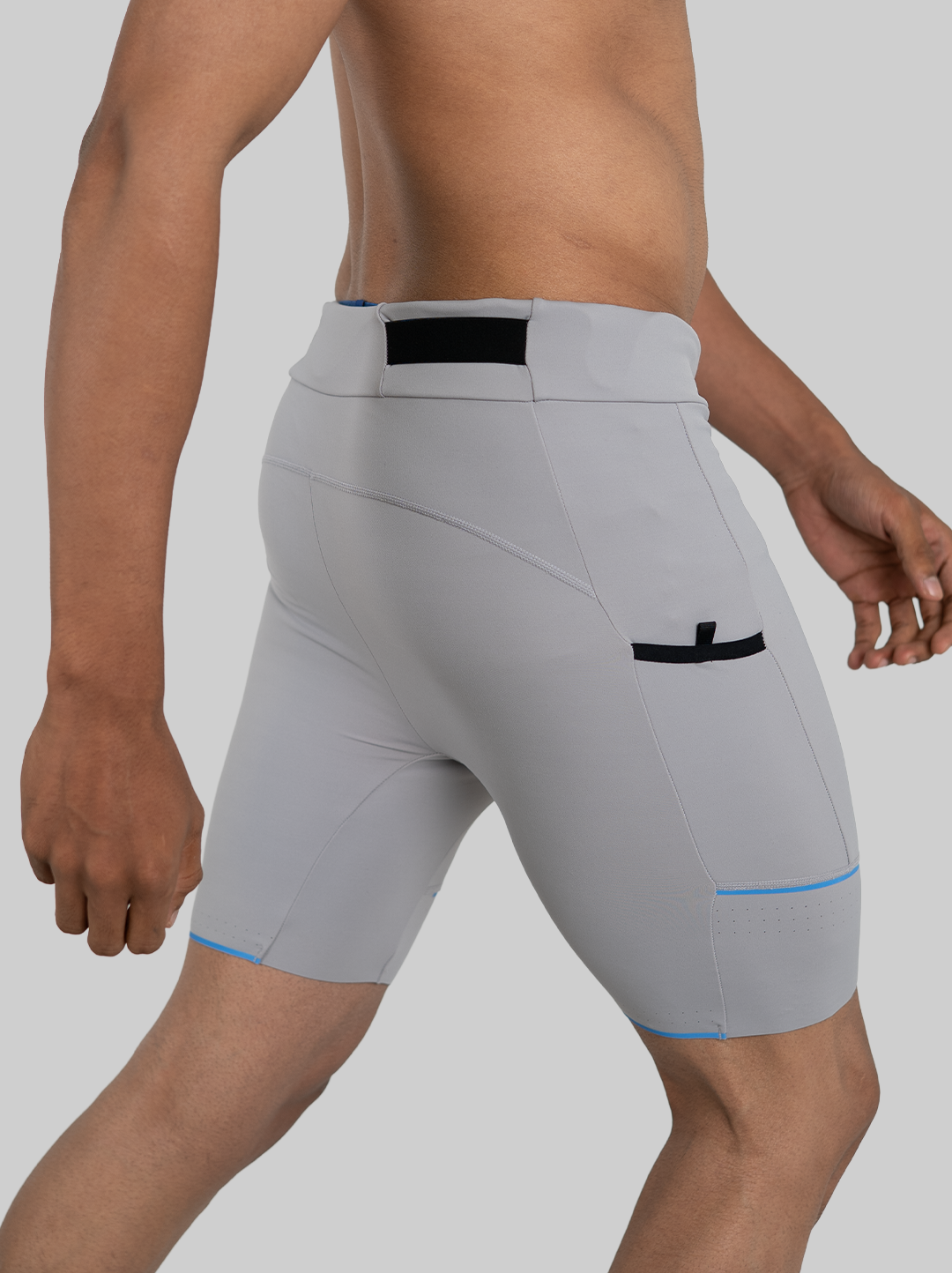 Pace-Setter Run Tight Shorts 7" - Men (Silver)