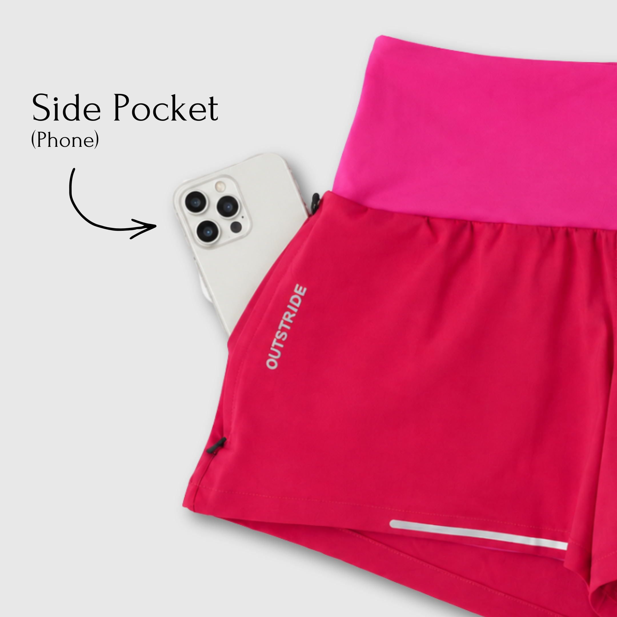 Enduro 9 Pocket Shorts (Pink)