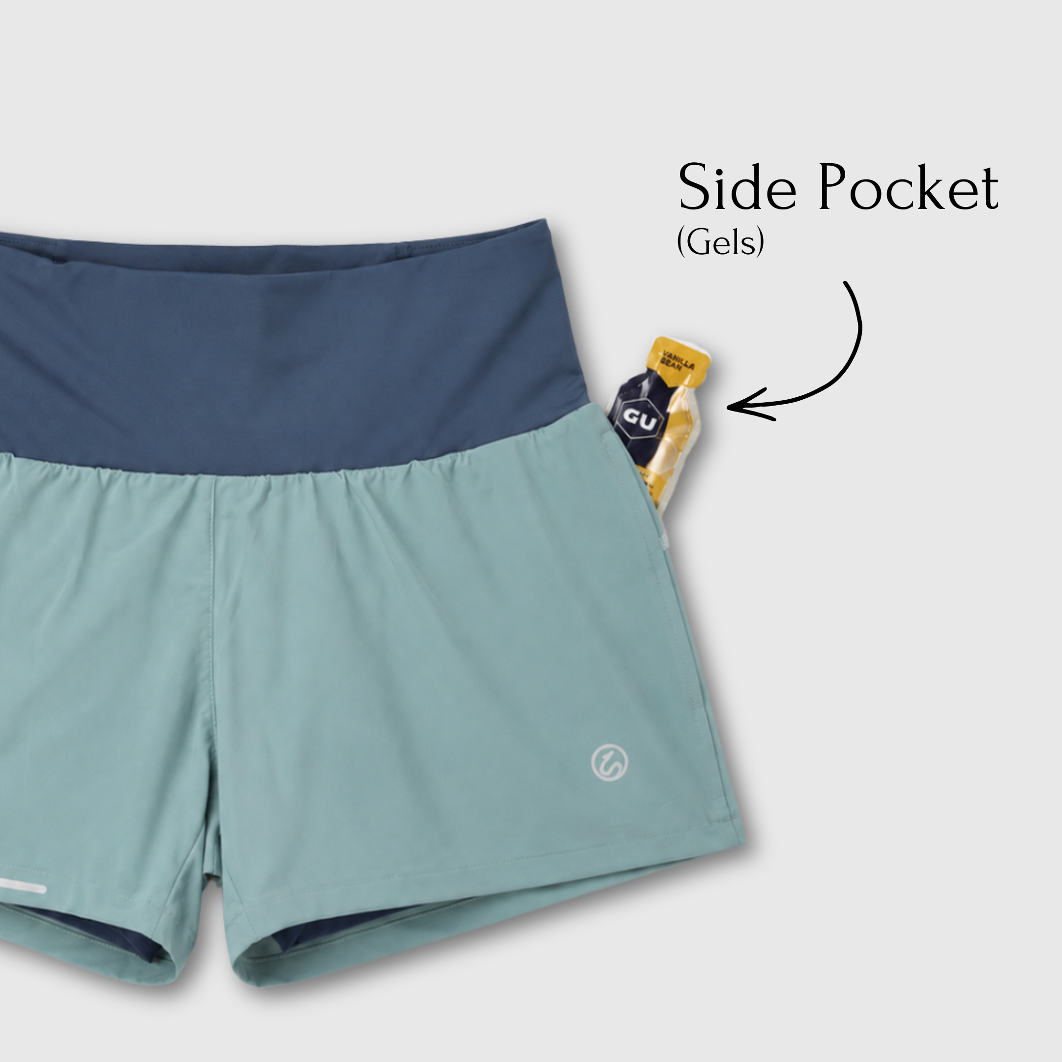Enduro 9 Pocket Shorts (dusty aqua)