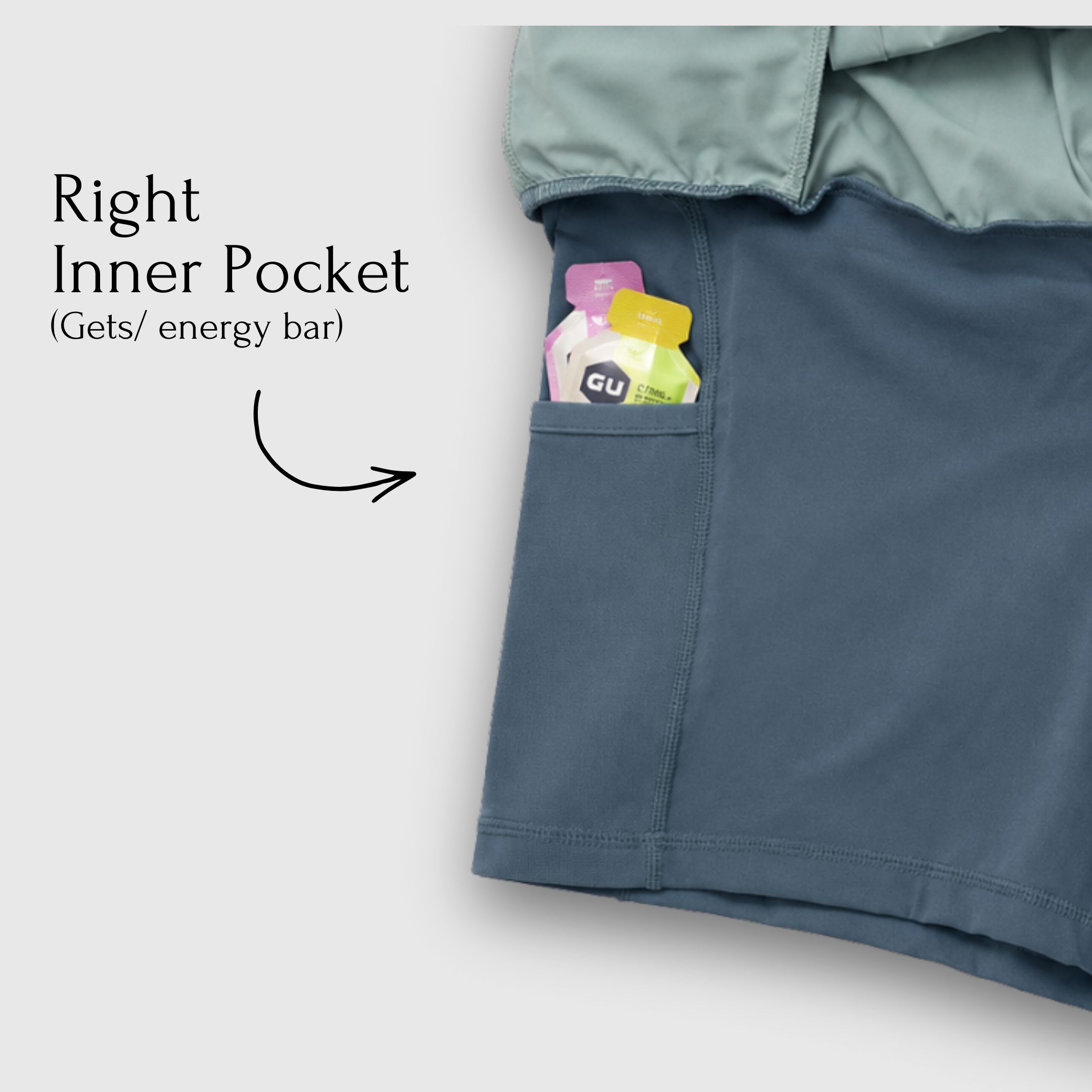Enduro 9 Pocket Shorts (dusty aqua)