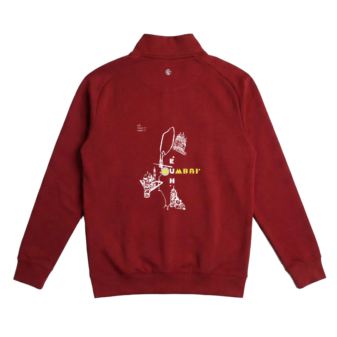 Mumbai Route Celebration sweatshirt (Puff Print)