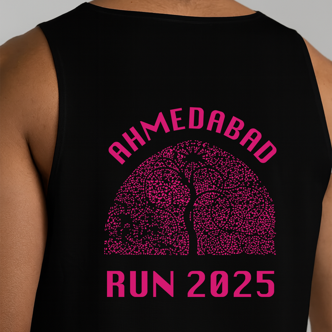 Black Tank Sidi Saiyyed Ahmedabad Run 2025