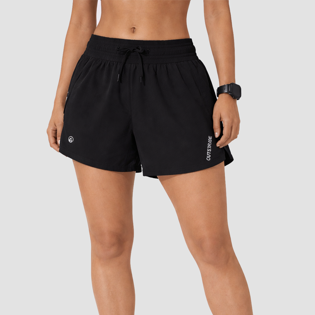 Soft Speed Women 2 Pockets Shorts (Black)