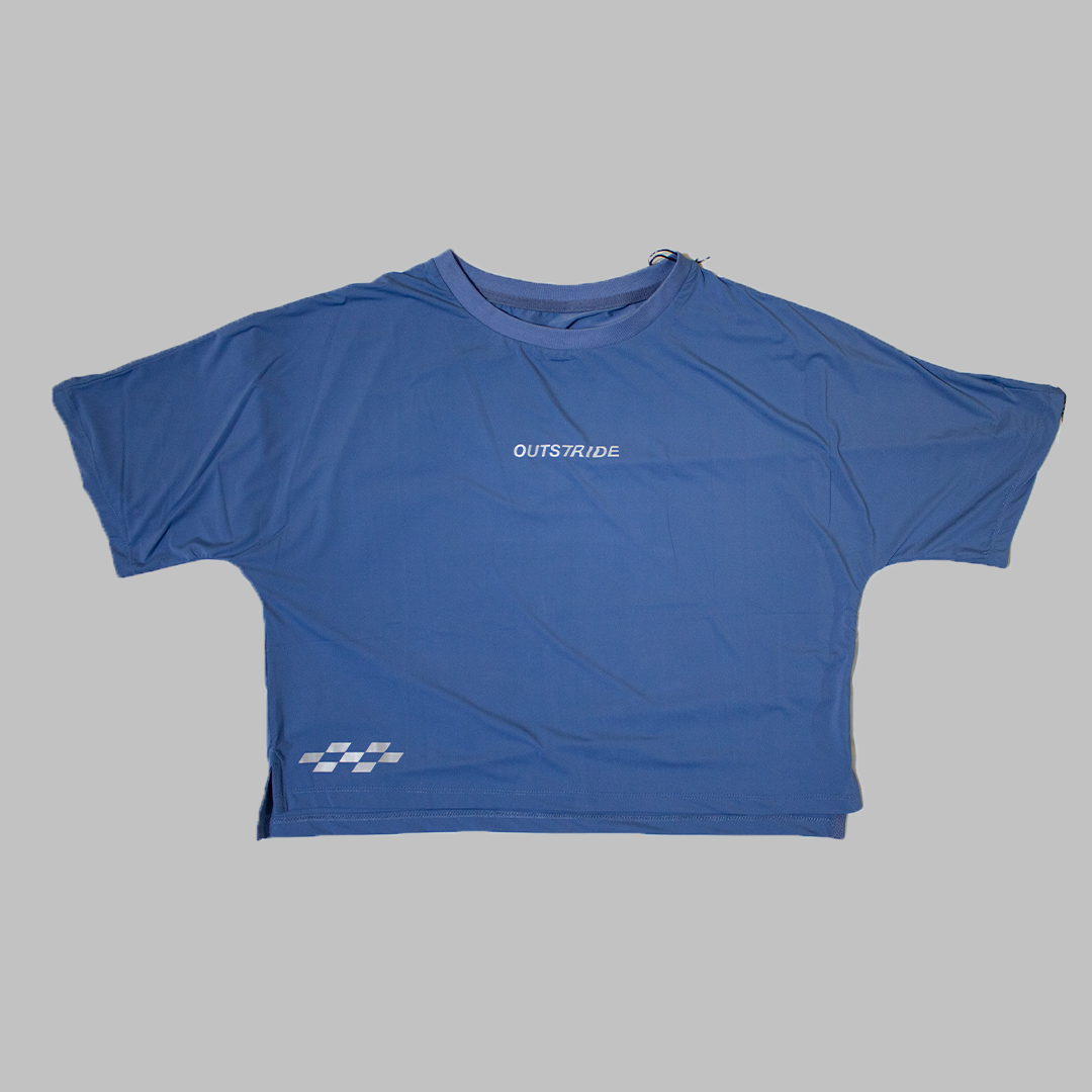 Happy Run Women Crop Tee