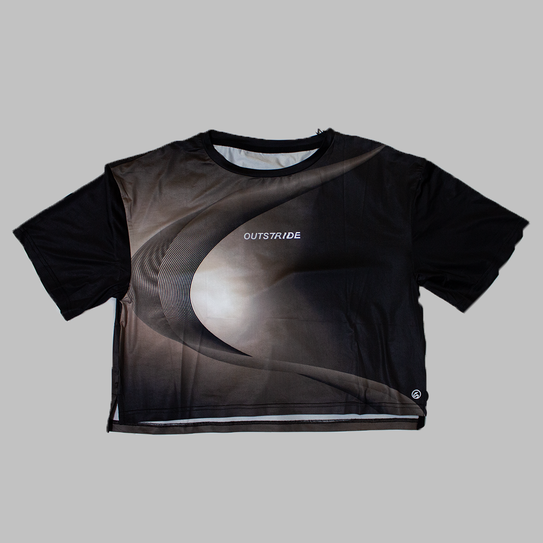 Midnight Run Frame Women Tee (Black PRINT)