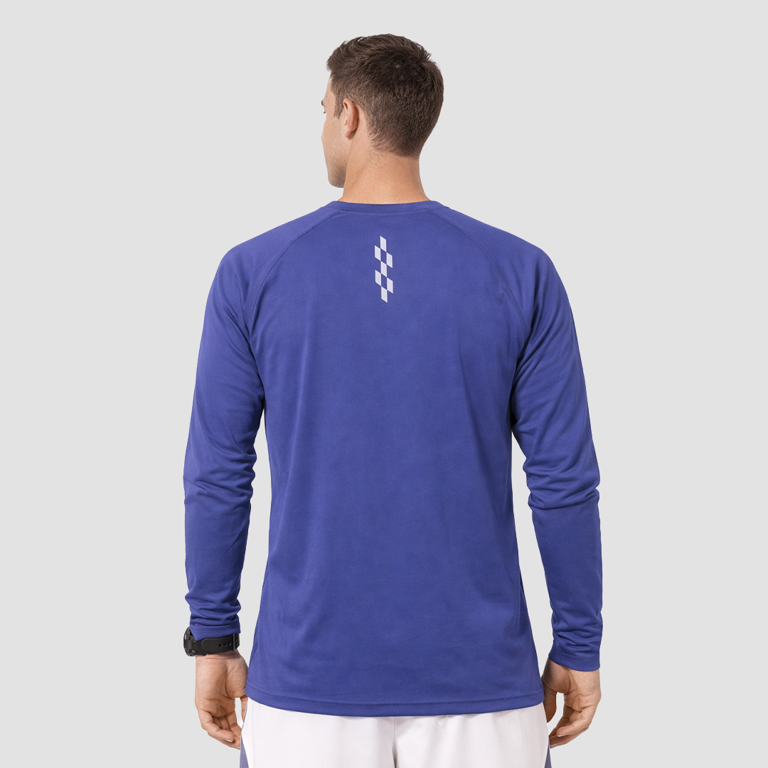 Chasing Daybreak Men Long Sleeves (Purple Blue)