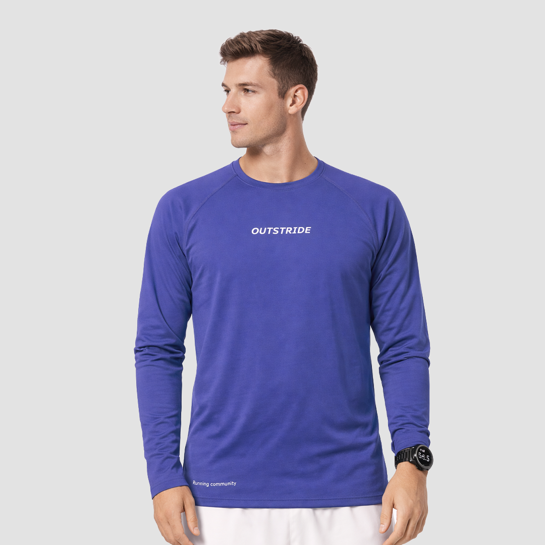 Chasing Daybreak Men Long Sleeves (Purple Blue)