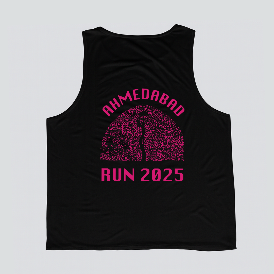 Black Tank Sidi Saiyyed Ahmedabad Run 2025