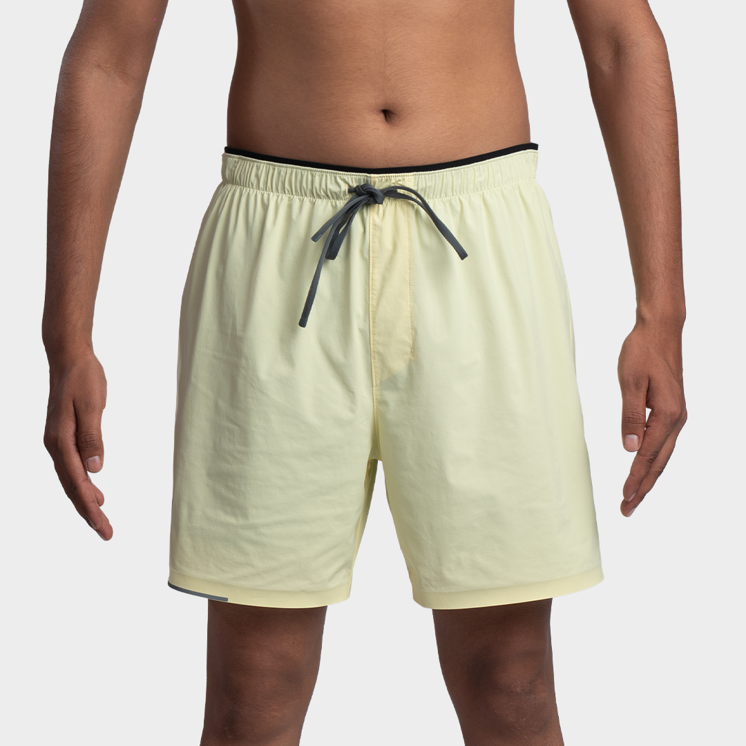 Bare Motion Shorts - 4 Pockets (Lemon Yellow)