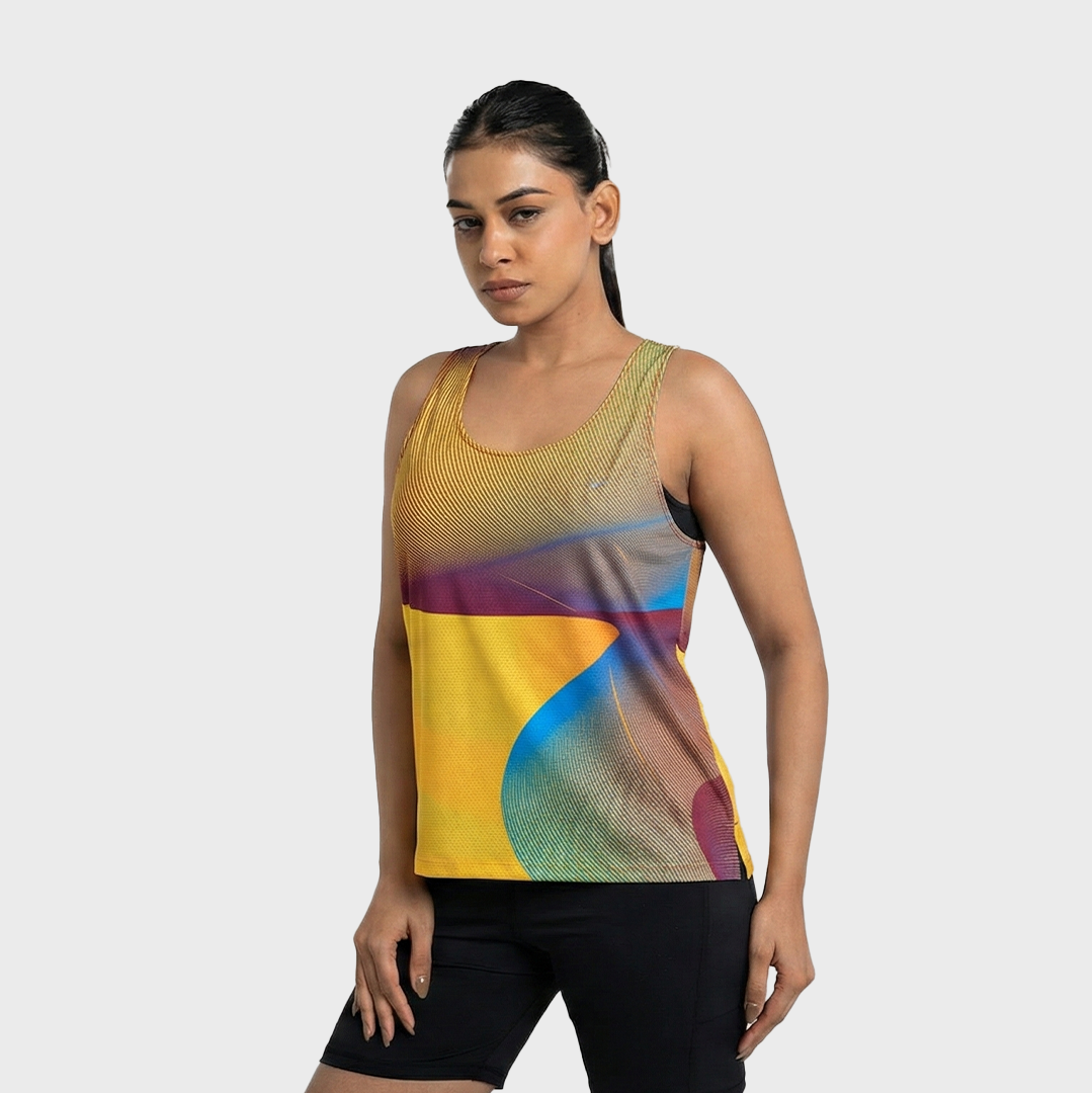 Elevate Run Tank - Women (Amber Yellow)