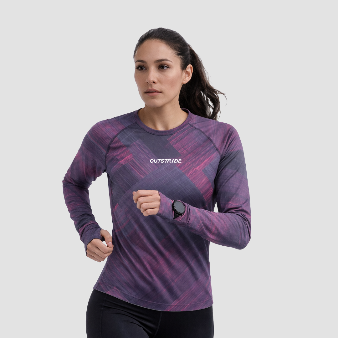 Out Run Women Long Sleeves Tee