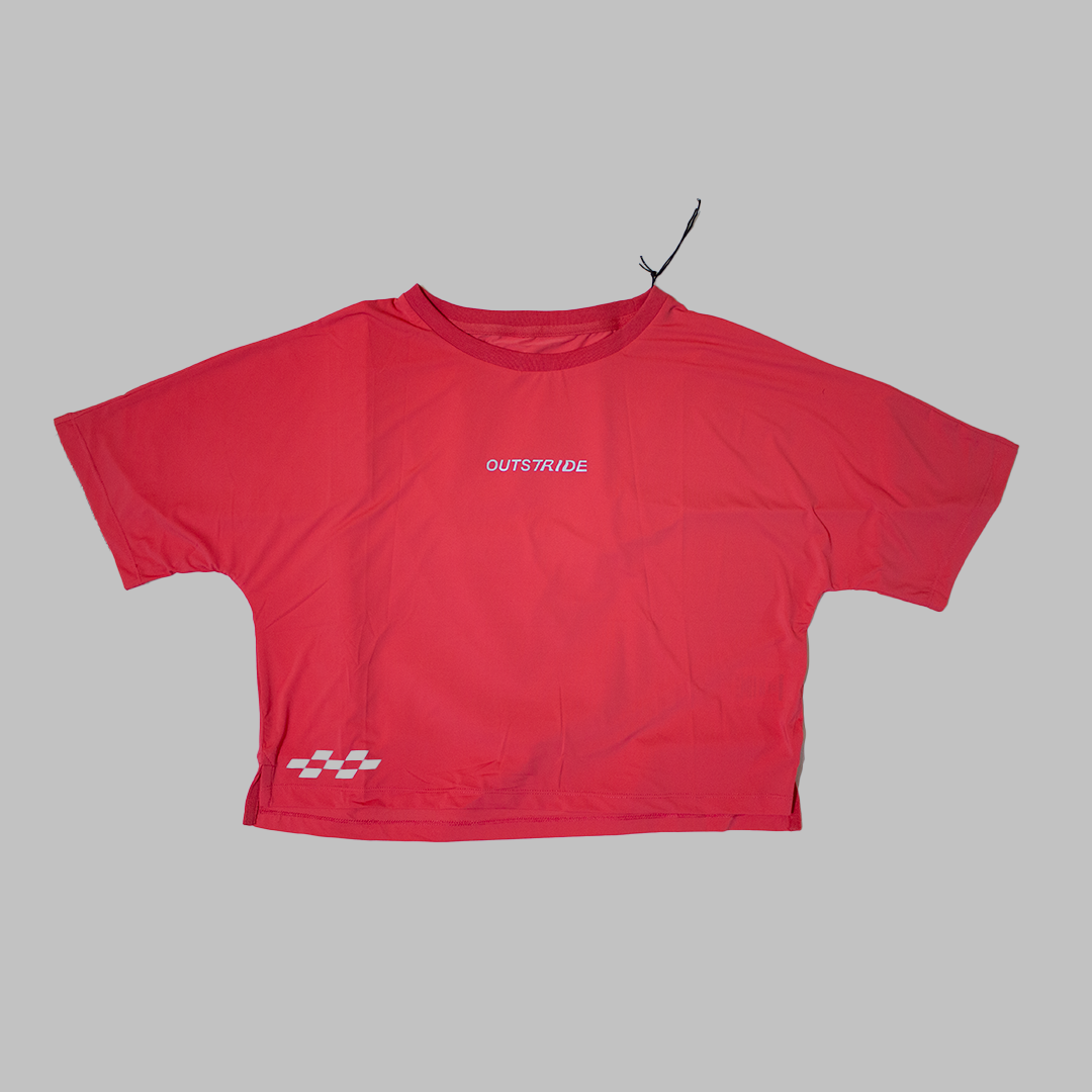 Happy Run Women Crop Tee