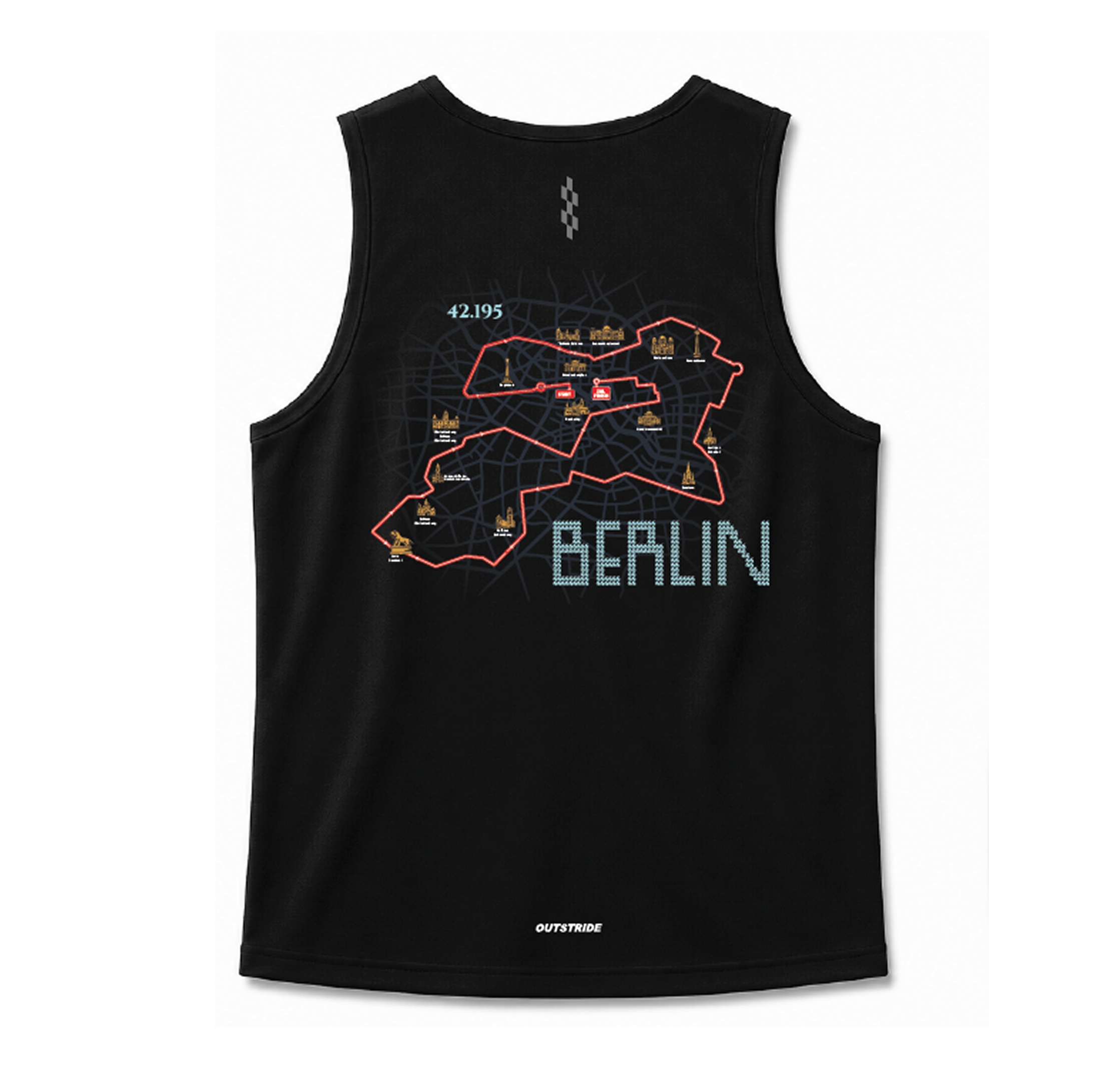 Berlin Map vapor Tank black