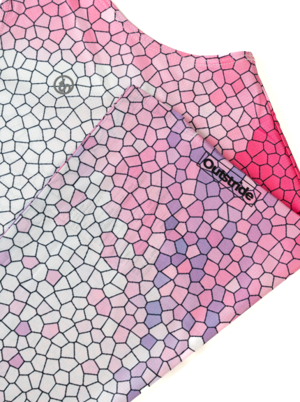 Elevate Run Tank - Women (Pink Stripe)