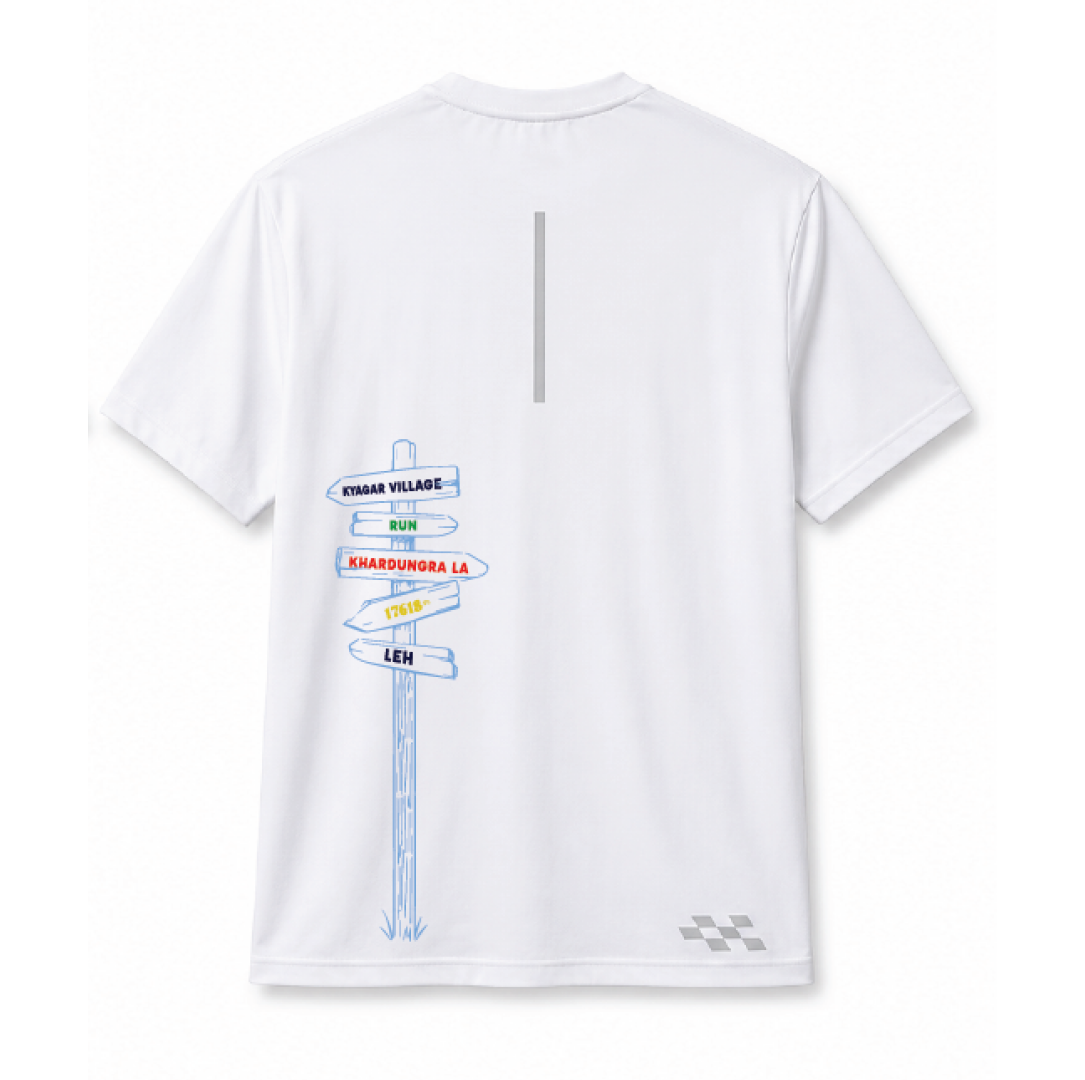 Ladakh Distance Running Tee (White)