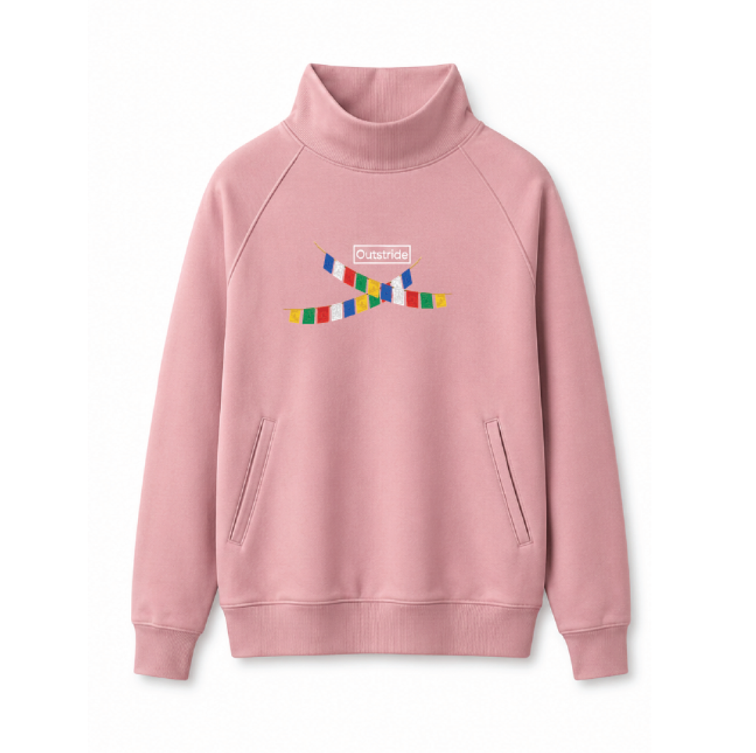 Ladakh Recovery/Lounge Sweatshirt ( Pink )