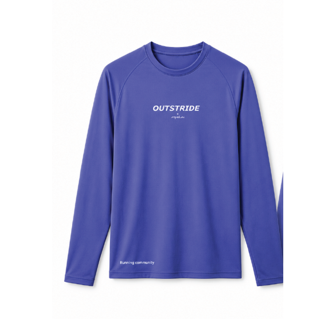 Ladakh Long Sleeves Running Tee (Purple Blue)