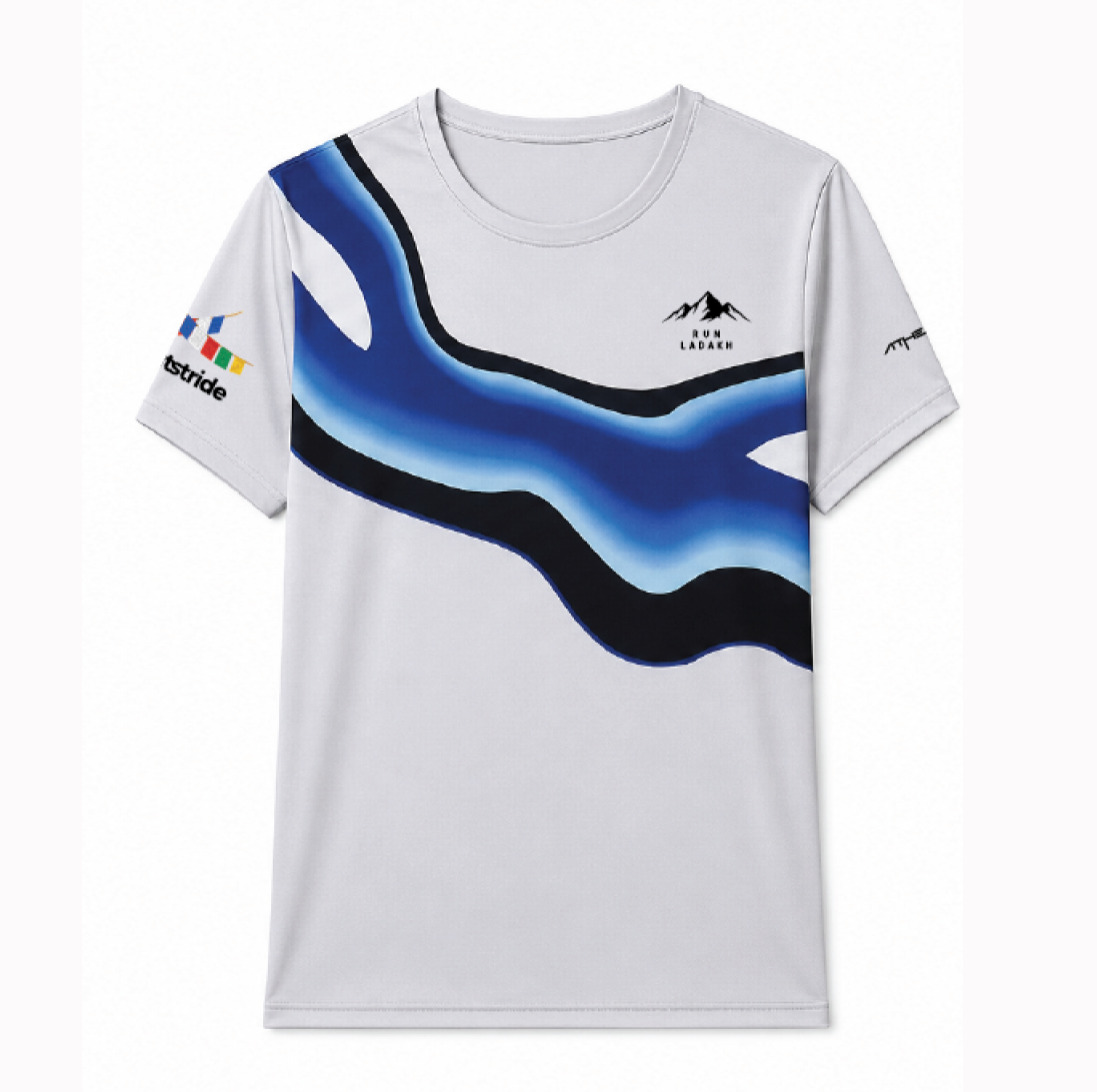 Ladakh Distance Running Tee (Blue)